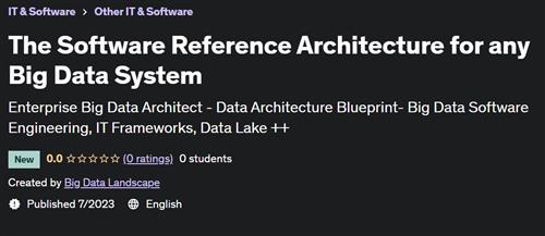 The Software Reference Architecture for any Big Data System