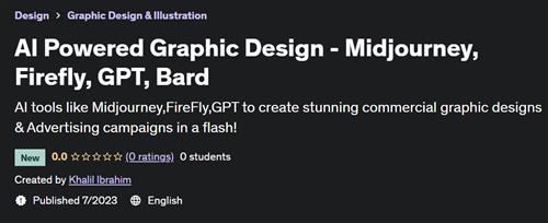 AI Powered Graphic Design – Midjourney, Firefly, GPT, Bard