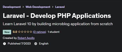 Laravel – Develop PHP Applications