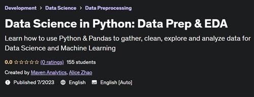 Data Science in Python – Data Prep & EDA