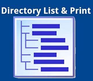 Directory List and Print 4.26 Portable