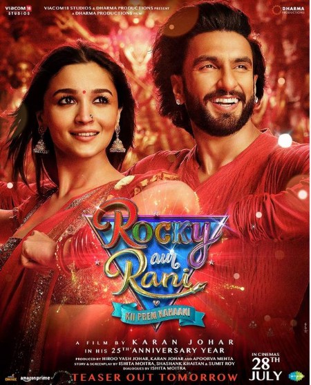 Rocky Aur Rani Kii Prem Kahaani 2023 720p Pre DVDRip Hindi DD 2 0 x264 Full4Movies