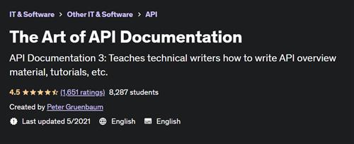 The Art of API Documentation