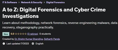 A to Z – Digital Forensics and Cyber Crime Investigations