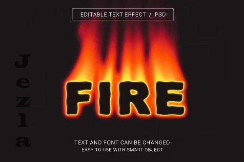 Fire Editable Text Effect - 6U7QTZG