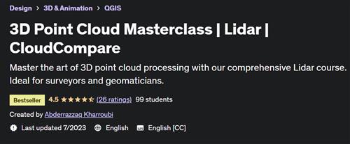 3D Point Cloud Masterclass – Lidar – CloudCompare