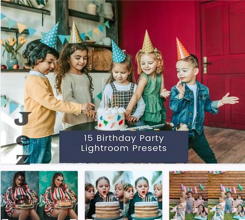 15 Birthday Party Lightroom Presets - GR297BE