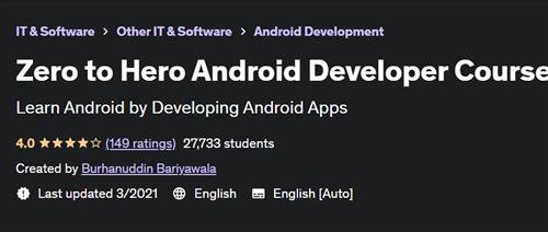 Zero to Hero Android Developer Course