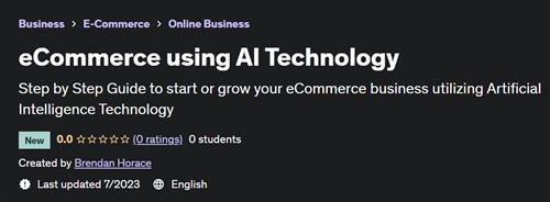 eCommerce using AI Technology