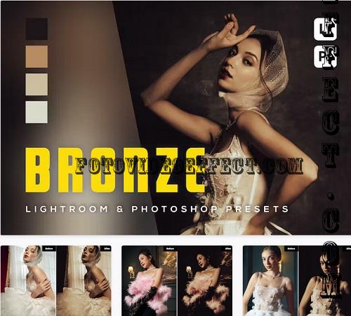 6 Bronze Lightroom and Photoshop Presets - U475C6C