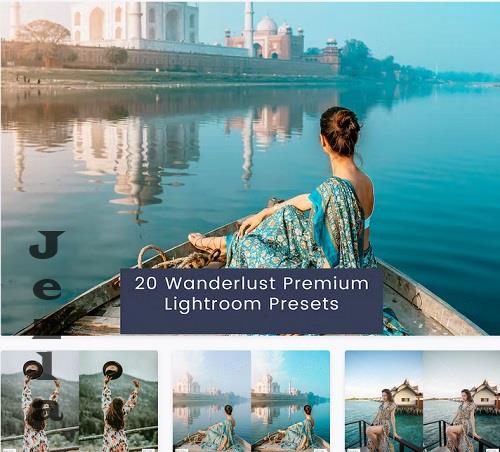 20 Wanderlust Premium Lightroom Presets - TWEWT4H