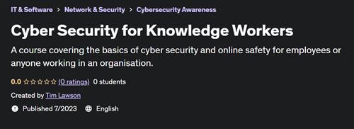 Cyber Security for Knowledge Workers