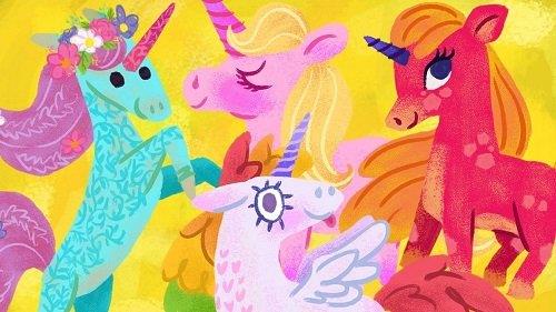Digital Illustration – Learn to Draw An Adorable Unicorn with Photoshop