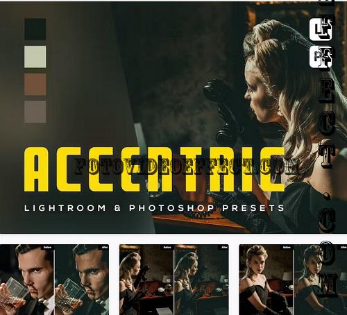 6 Accentric Lightroom and Photoshop Presets - RCM5PGB