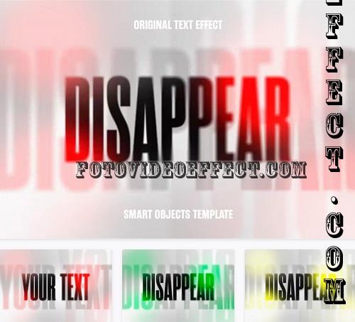 Disappear Text Effect - 31379928