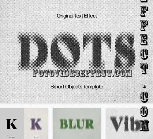 Blurred Dots Text Effect - 31379980