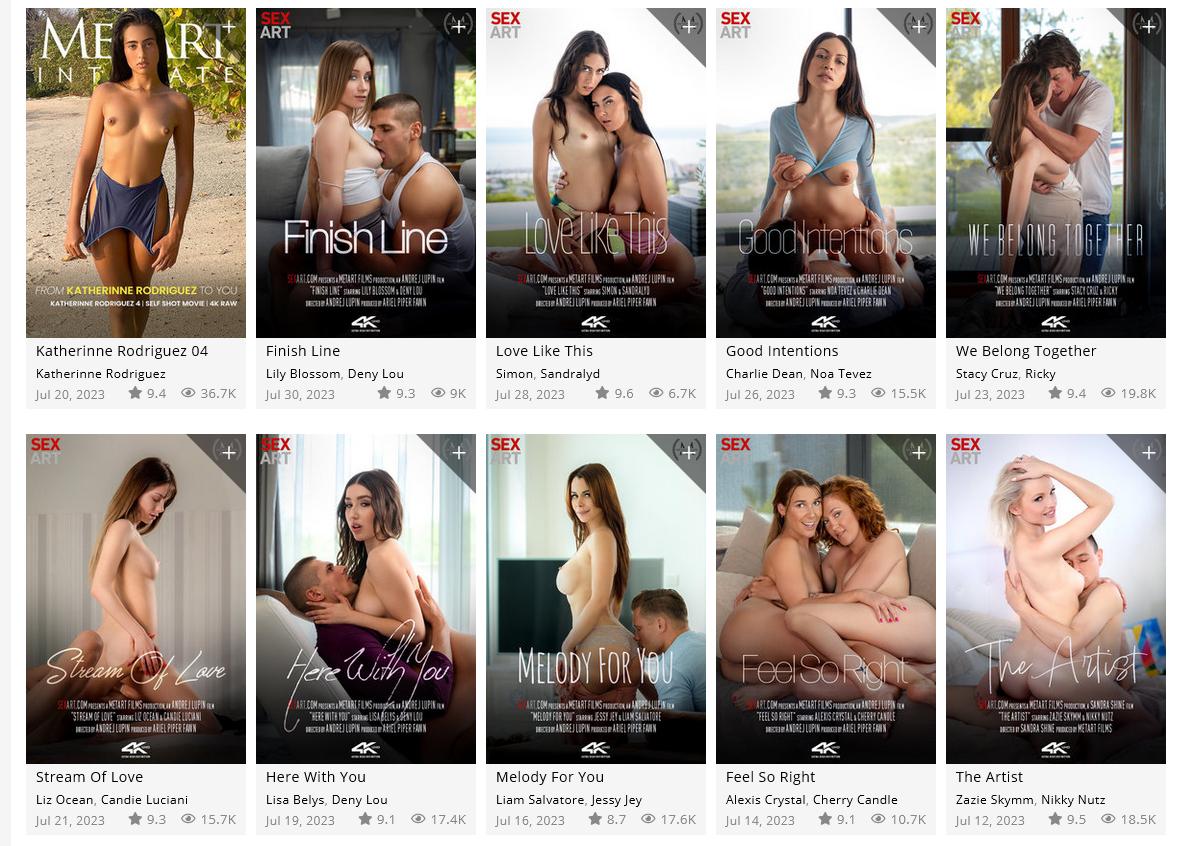 [SexArt.com] (13 роликов) Pack [2023-07, Anal, Asian, Blonde, Brunette, Big Tits, Girl/Girl, Hardcore, Latina, Lesbian, Masturbation, Natural Tits, Shaved, Skinny, Straight, Toys, 2160p]