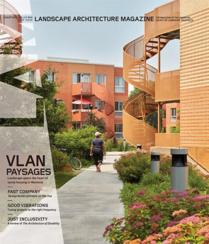 Landscape Architecture Magazine USA – August, 2023