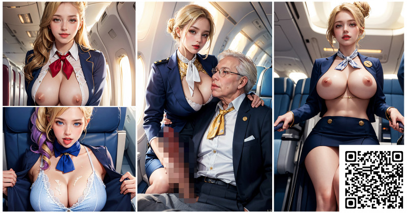 MikeyArtis - Flight Attendant 3D Porn Comic