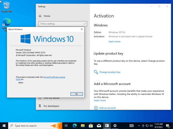 Windows 10 Pro 22H2 build 19045.3271 Preactivated Multilingual