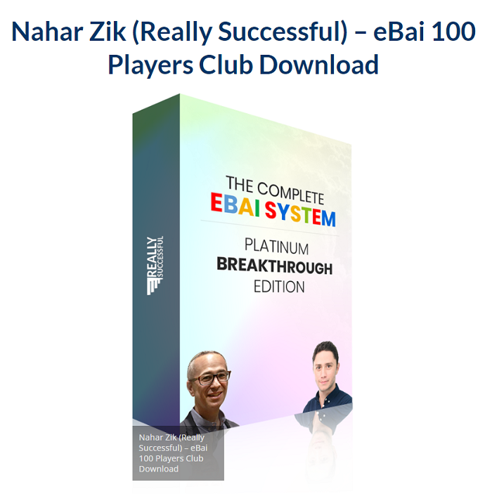 Nahar Zik (Really Successful) – eBai 100 Players Club Download 2023