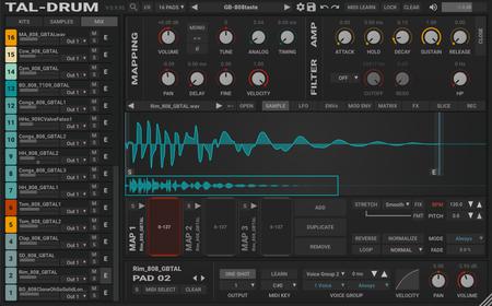 Togu Audio Line TAL–Drum v2.0.9 (Win/macOS/Linux)