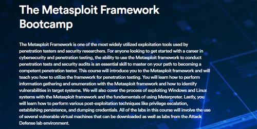 INE – The Metasploit Framework Bootcamp