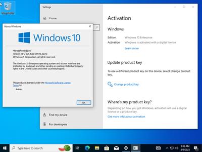 Windows 10 Enterprise 22H2 build 19045.3271 Preactivated Multilingual (x64) 