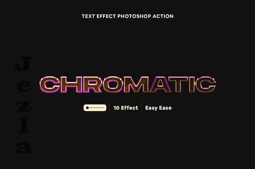 Chromatic Text Effect - ZREBLAQ