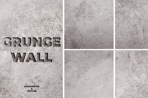 6 Grunge Wall Surface Texture Backgrounds