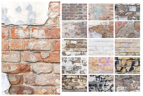 30 Different Brick Wall Texture Backgrounds
