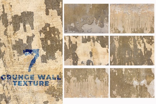 7 Retro Grunge Wall Surface Textures