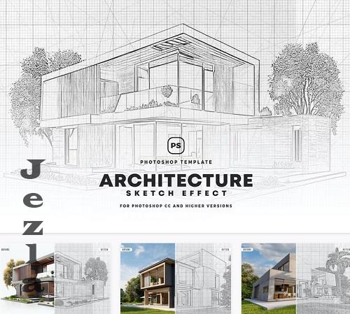 Architecture Sketch Effect - 48TZRX3
