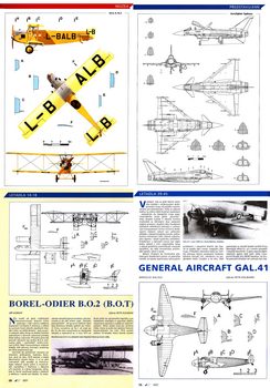 Letectvi+Kosmonautika 2007-9 - Scale Drawings and Colors