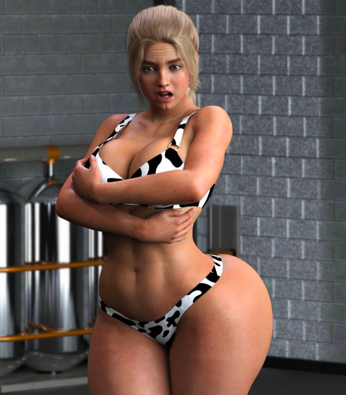 Fredricton3D - 7 Days of Sin: JessiCow 3D Porn Comic