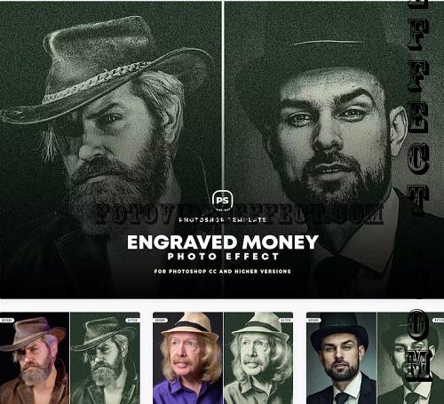 Engraved Money Photo Effect - M9569KW