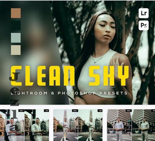 6 Clean Sky Lightroom and Photoshop Presets - HQCP6UY