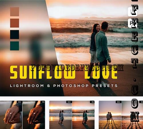 6 Sunflow Love Lightroom and Photoshop Presets - HSHGV7L