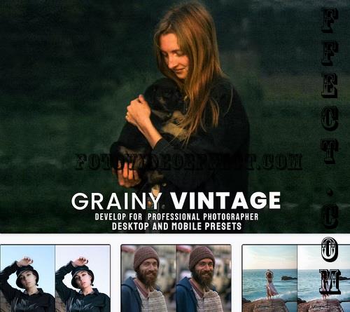 Grainy Vintage - Desktop and Mobile Presets - QBK6UCZ