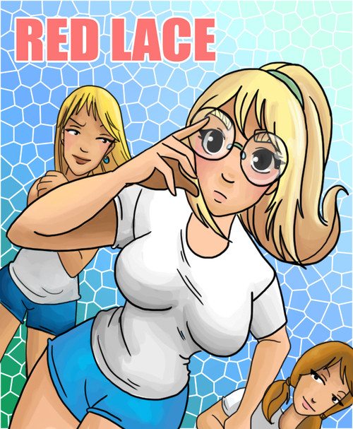 Pink and Peachy - Red Lace (Original) Porn Comic