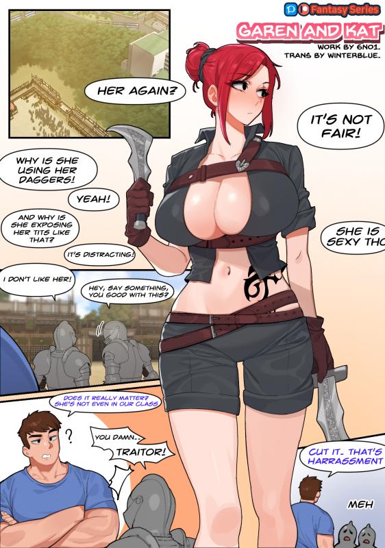 [6No1] Garen and Kat [English] [Uncensored] Hentai Comic