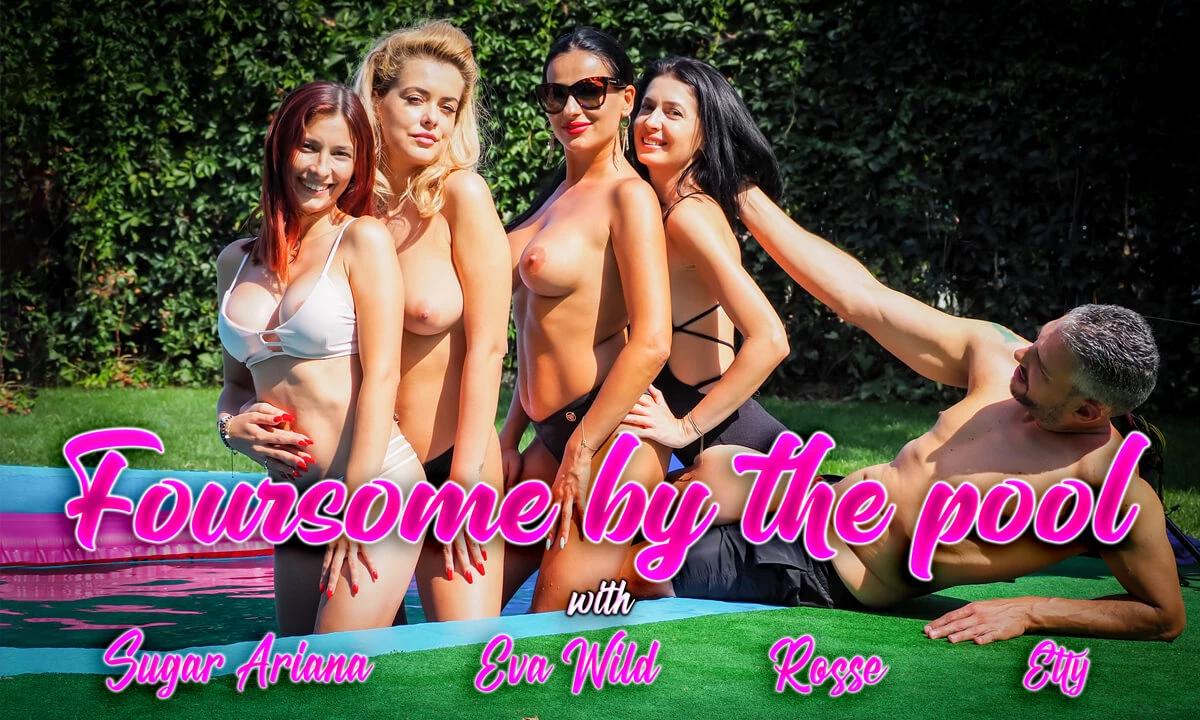 [VRixxens/SexLikeReal.com] Etty, Eva Wild, Rosse, Sugar Ariana - Foursome By The Pool [2021-09-07, VR, Blonde, Blowjob, Brunette, Cowgirl, Reverse Cowgirl, Cum In Mouth, Reverse Gangbang, Hardcore, English Speech, Outdoors, POV, Redhead, Shaved Pussy, Tat