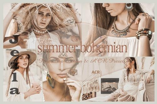 10 Summer Bohemian Photoshop Actions And ACR Presets, Creamy - 2708419