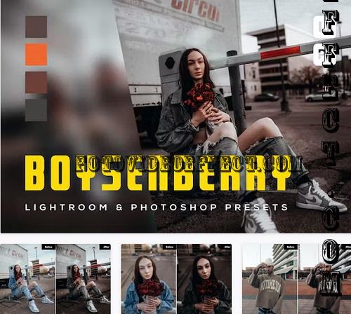 6 Boysenberry Lightroom and Photoshop Presets - C58HQP8