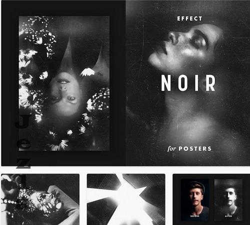 Mysterious Noir Poster Effect - 12514655