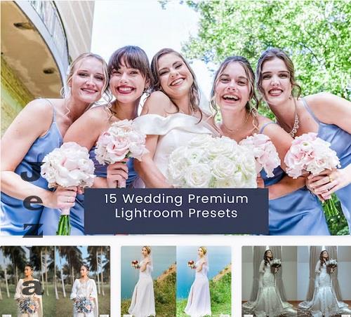 15 Wedding Premium Lightroom Presets - PTG4D5E