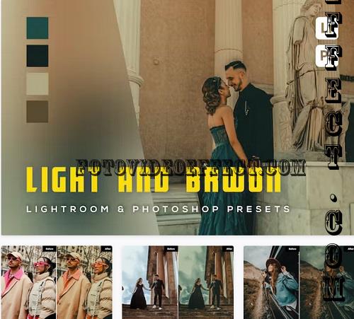 6 Light and Brown Lightroom and Photoshop Presets - 5EZDTEH