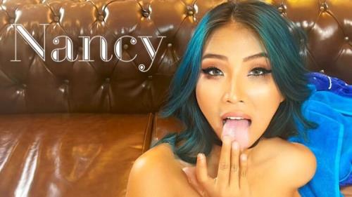 NANCY - Facilized Asian Plays With Cum (351 MB)