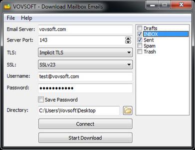 VovSoft Download Mailbox Emails 1.7.0