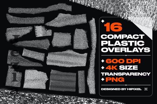 16 Compact Plastic Torn Overlay Texture - N3PYFLL